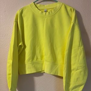 Lululemon crew crop top